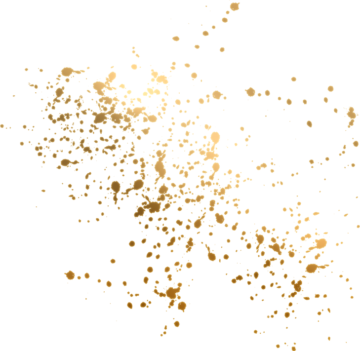Gold Splatter Illustration